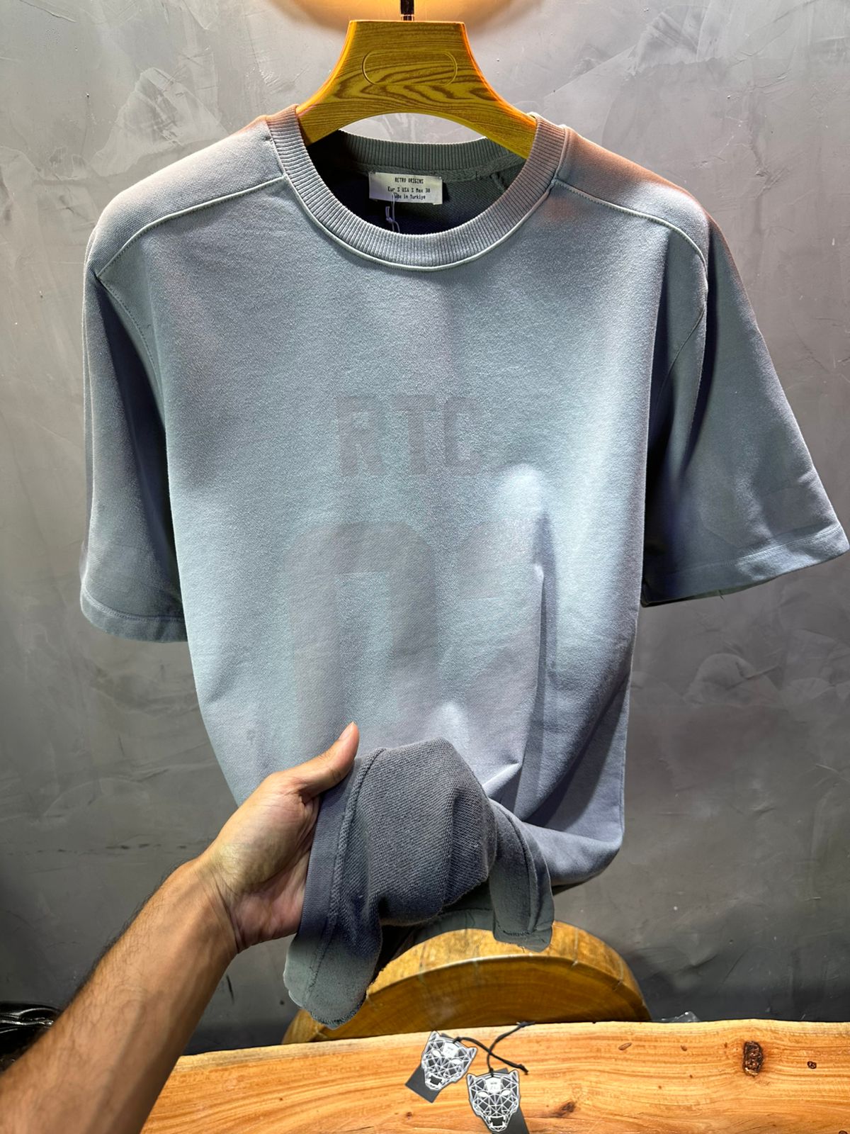 T-SHIRT RETRO GREY 2510