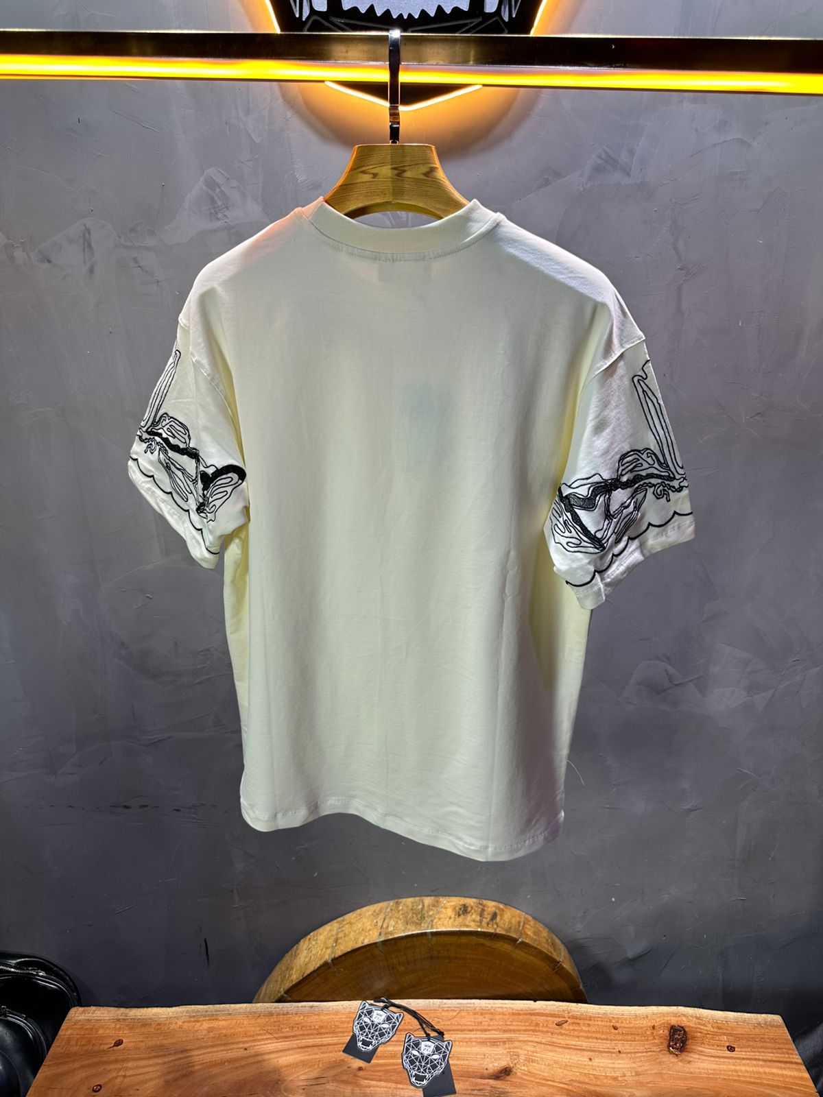 T - SHIRT RETRO BEIGE 2527 - ZG PREMIUM