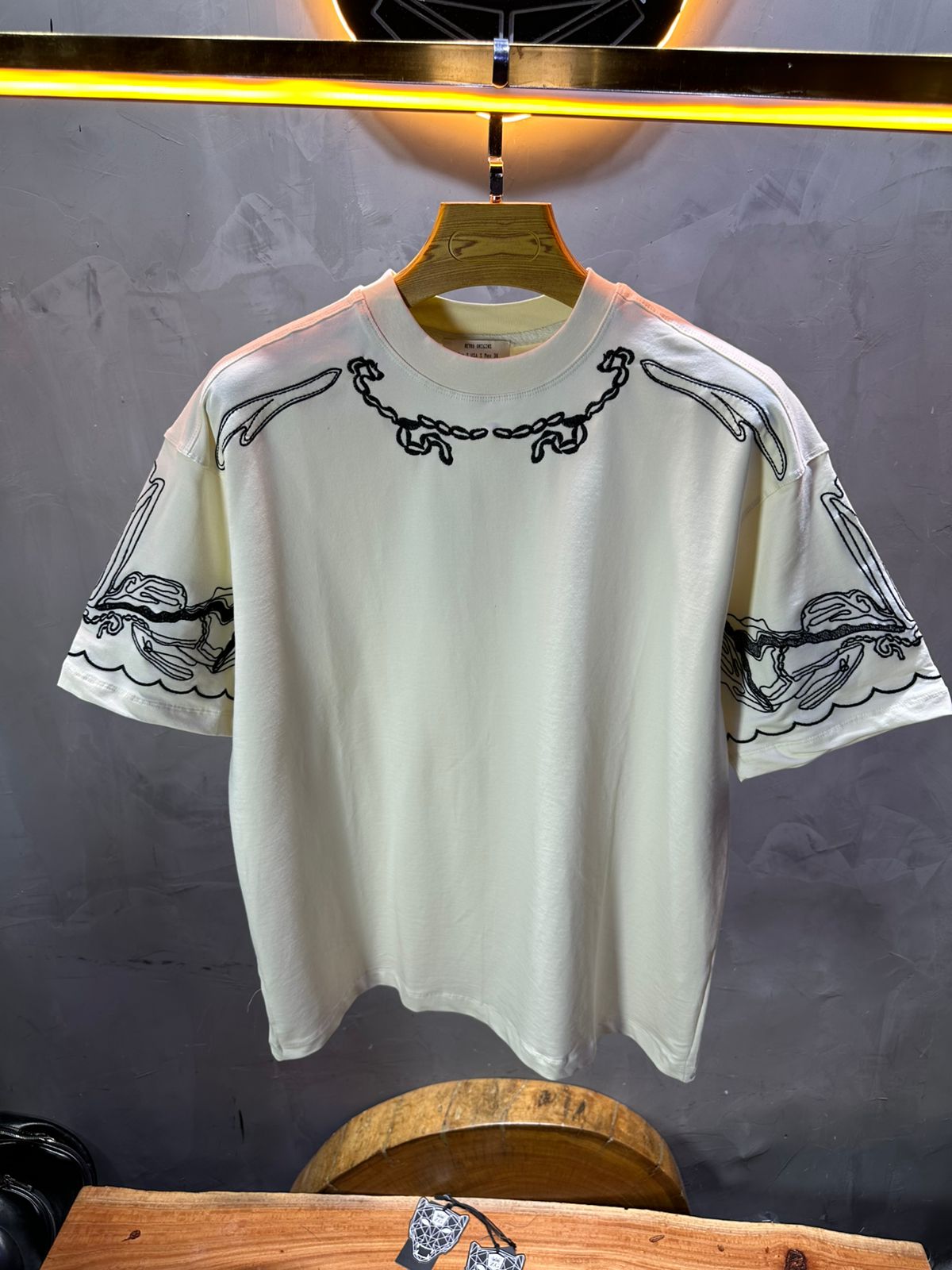 T-SHIRT RETRO BEIGE 2527