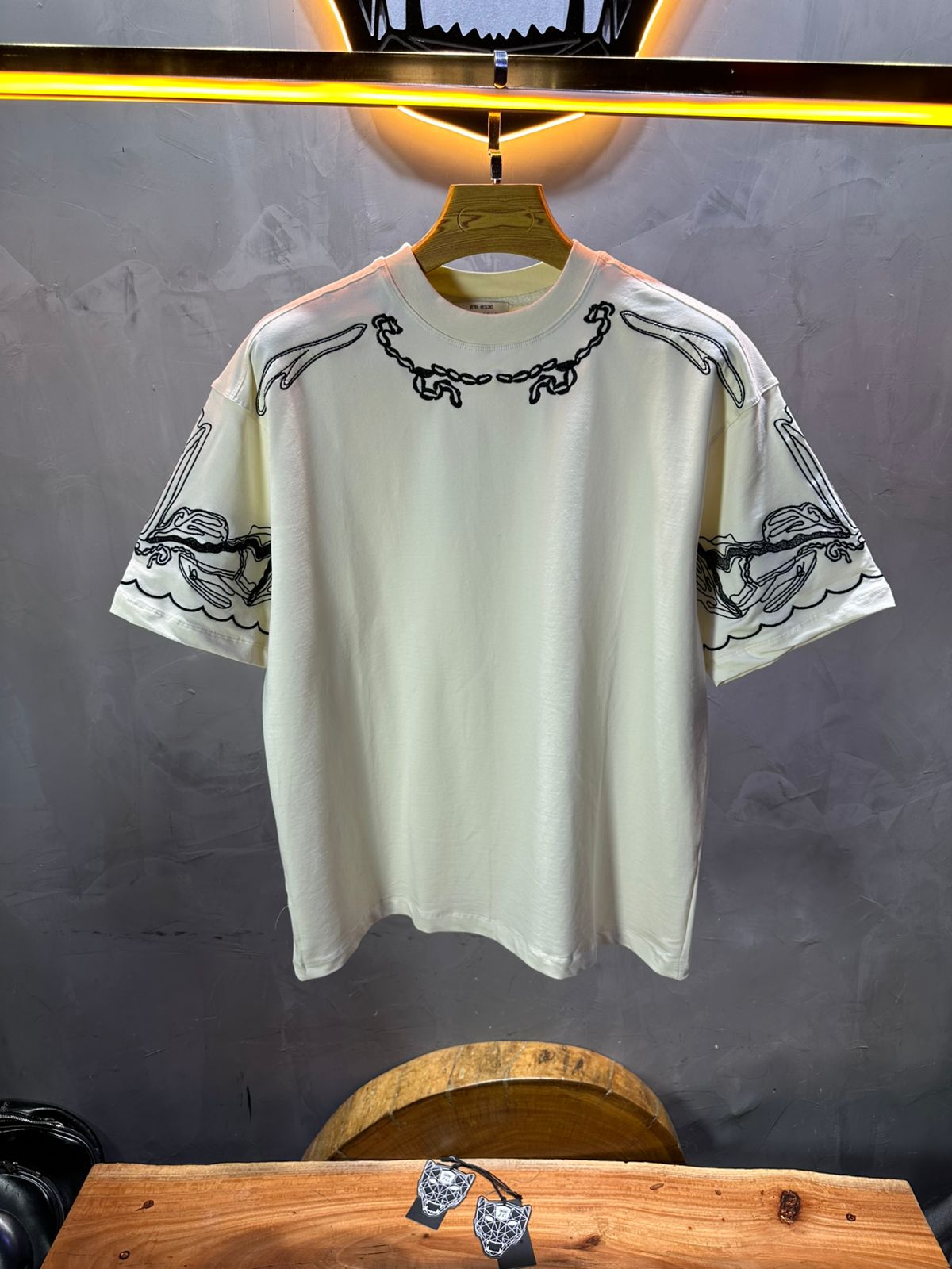 T-SHIRT RETRO BEIGE 2527