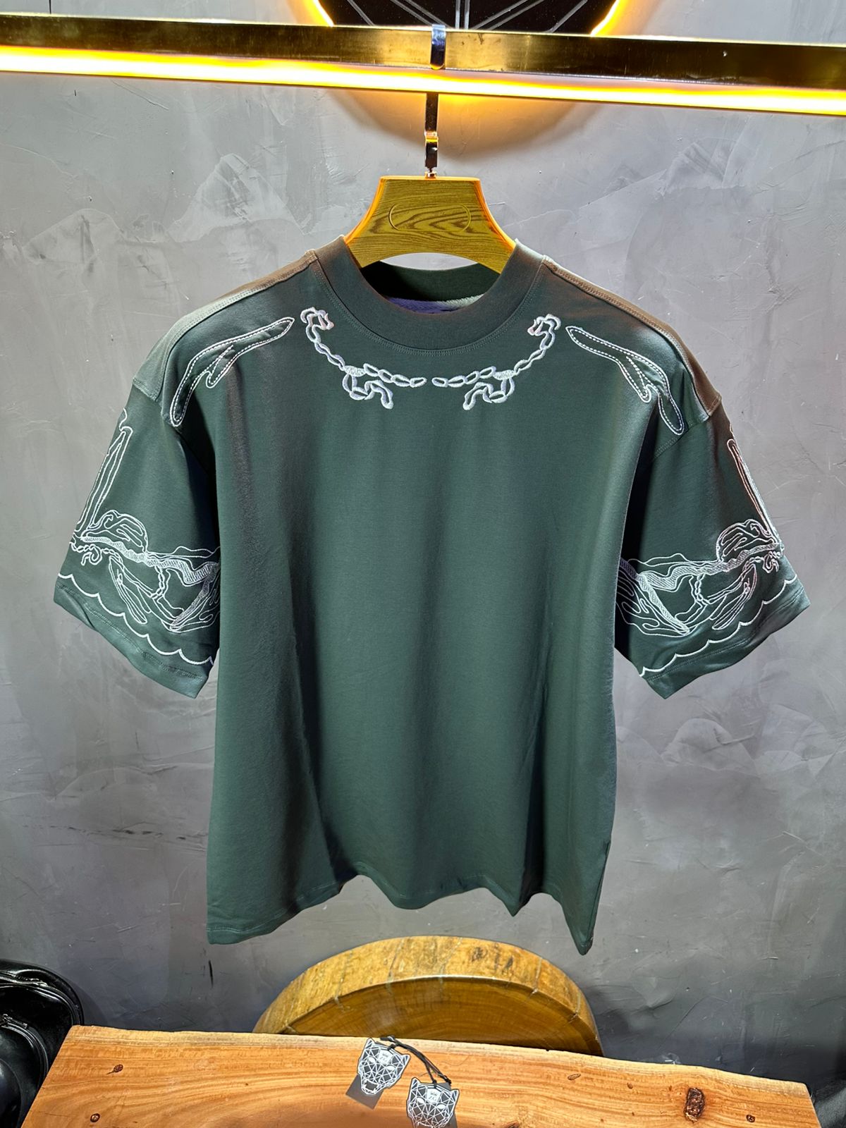 T-SHIRT RETRO GREEN 2527