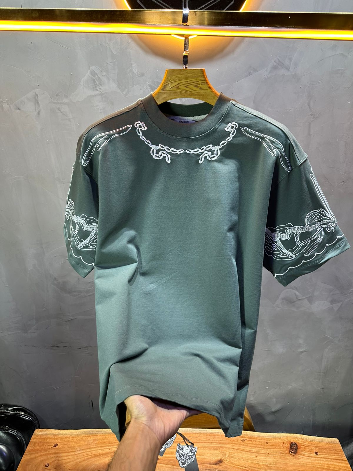 T-SHIRT RETRO GREEN 2527