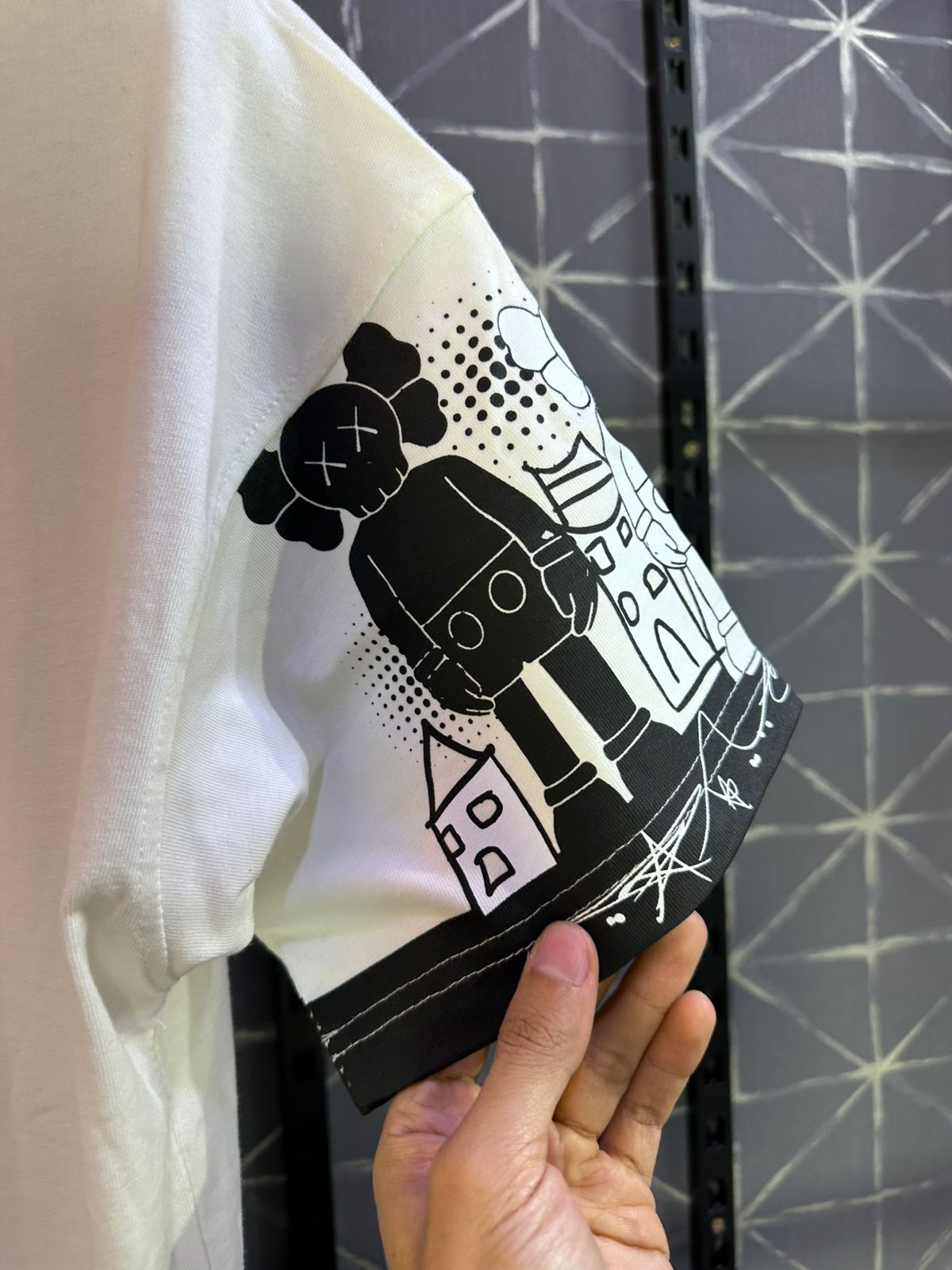 T - SHIRT OVERSIZE WHITE BRS047 - ZG PREMIUM