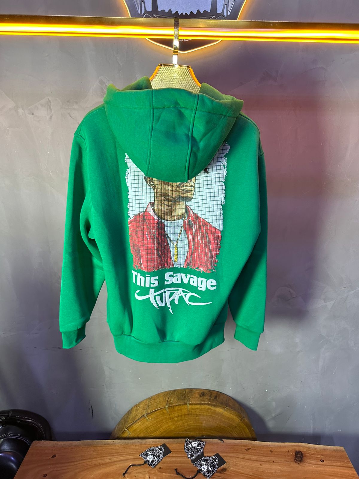 CAPUCH OVERSIZE GREEN E62