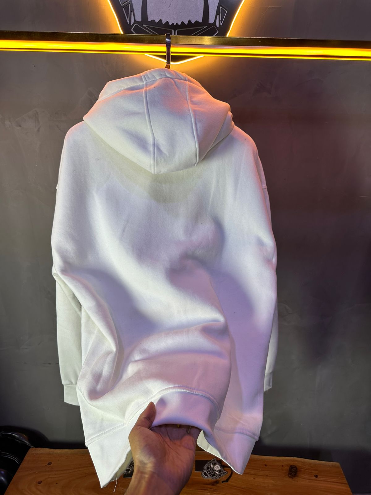 HOODIE MECANIC WHITE MCH100