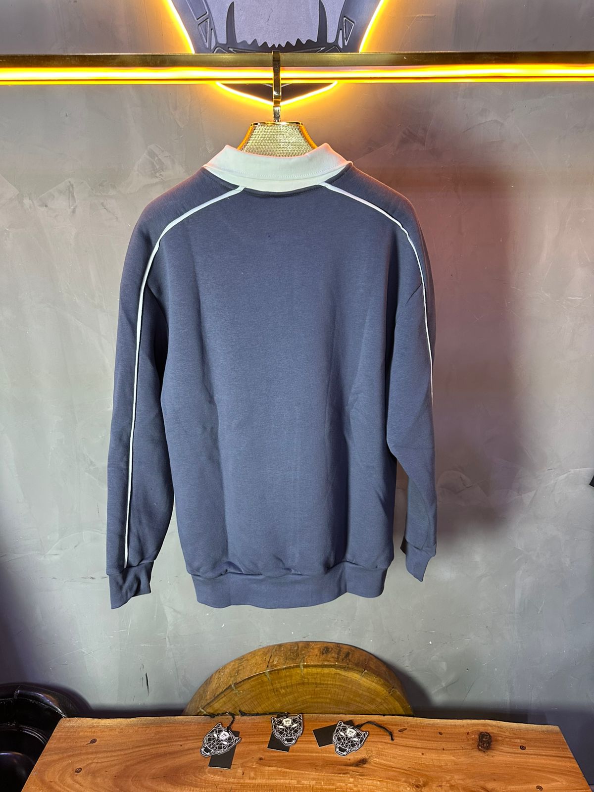 SWEAT BLOW UP GRIS ET01