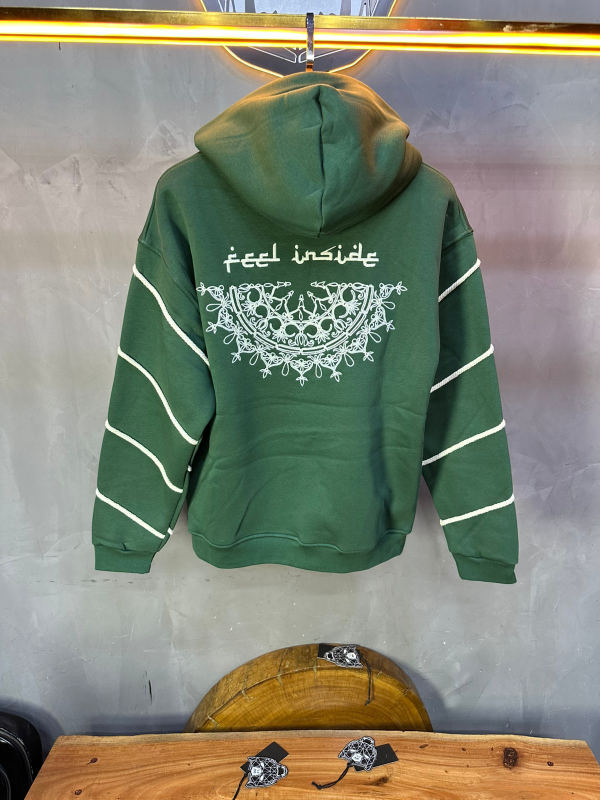 HOODIE SAW OVERSIZE GREEN 4991