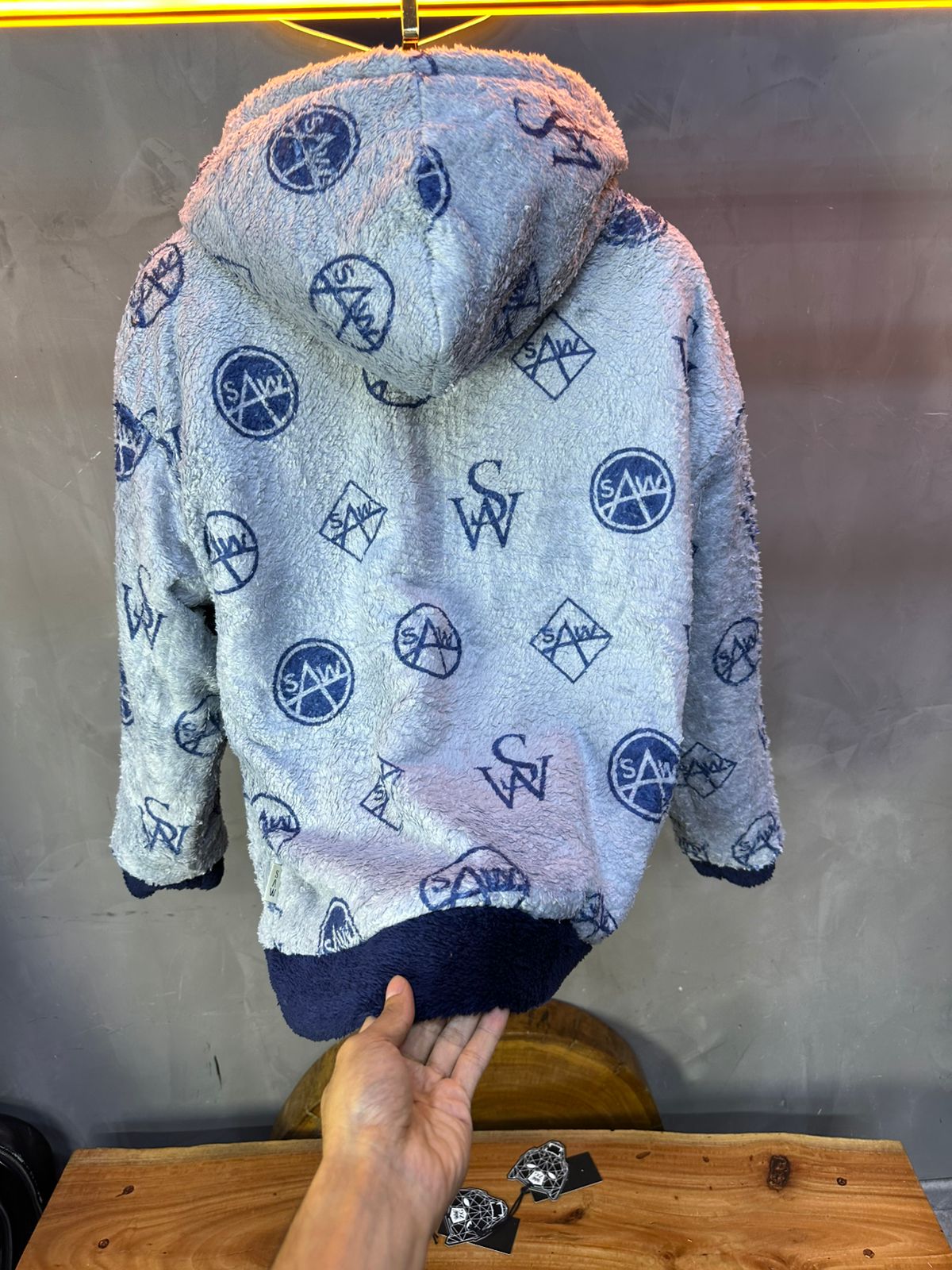 JACKET DOUBLE FAC OVER BLUE 4950