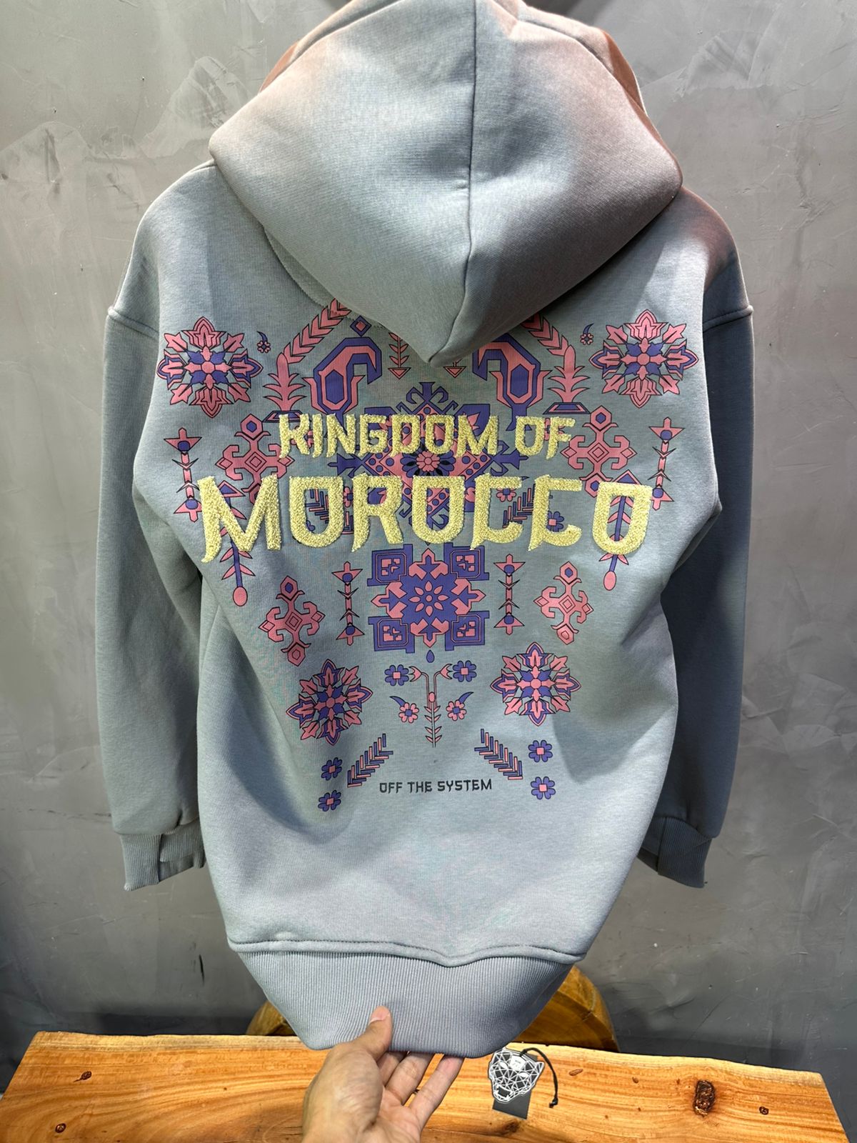 HOODIE MOROCCO GRIS 7860 - ZG PREMIUM