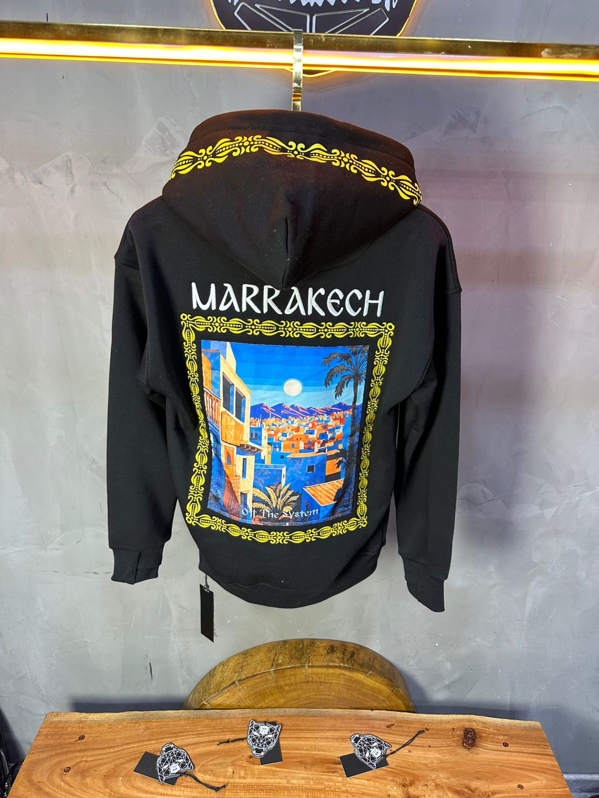SWEAT A CAPUCH NOIR 7856 - ZG PREMIUM