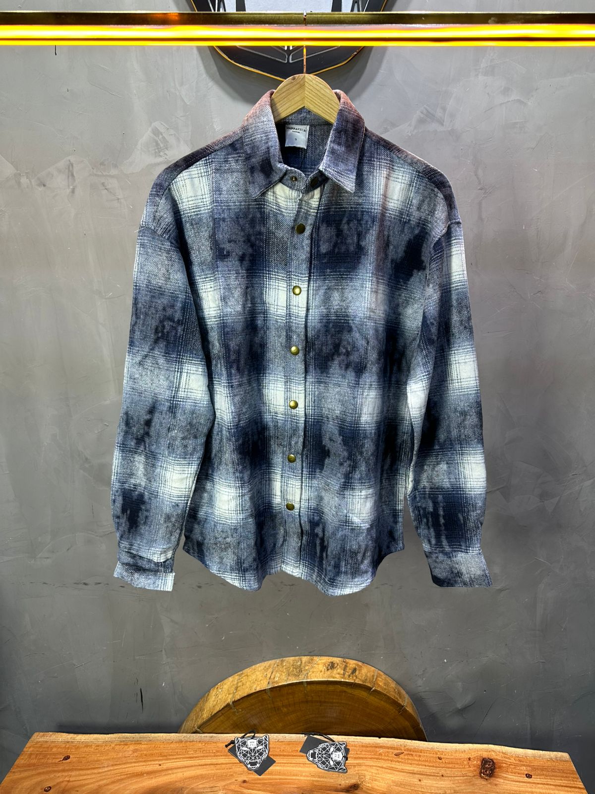 Chemise Carreaux Tie - Dye Homme 2619 - ZG PREMIUM