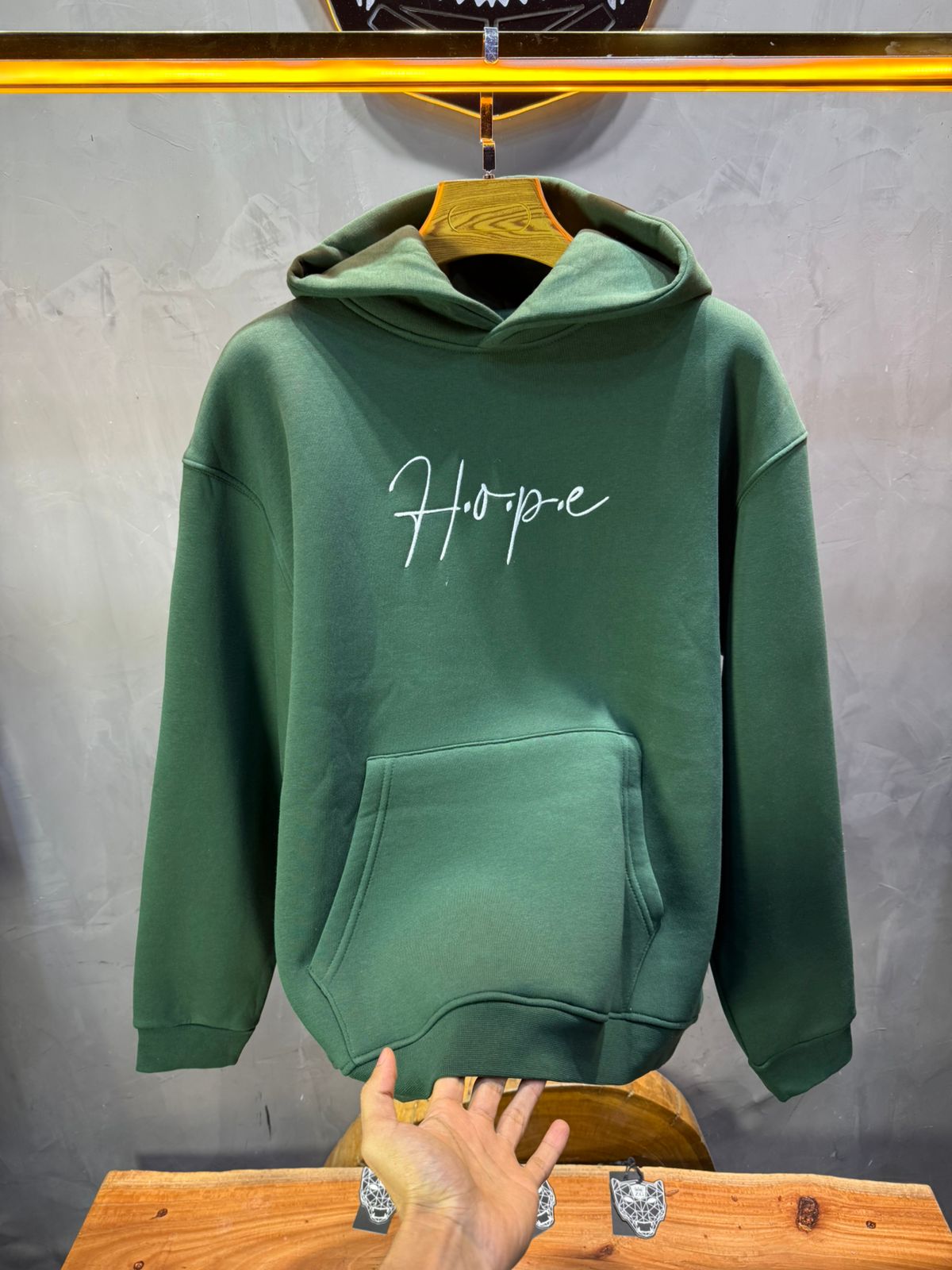 Hoodie Hope Vert Oversize 4968 - ZG PREMIUM