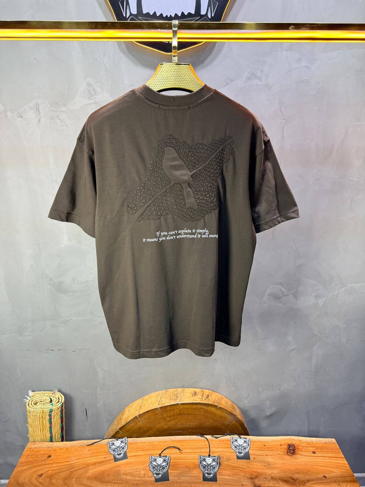 T-Shirt Oversize Brown Urbanity 5128