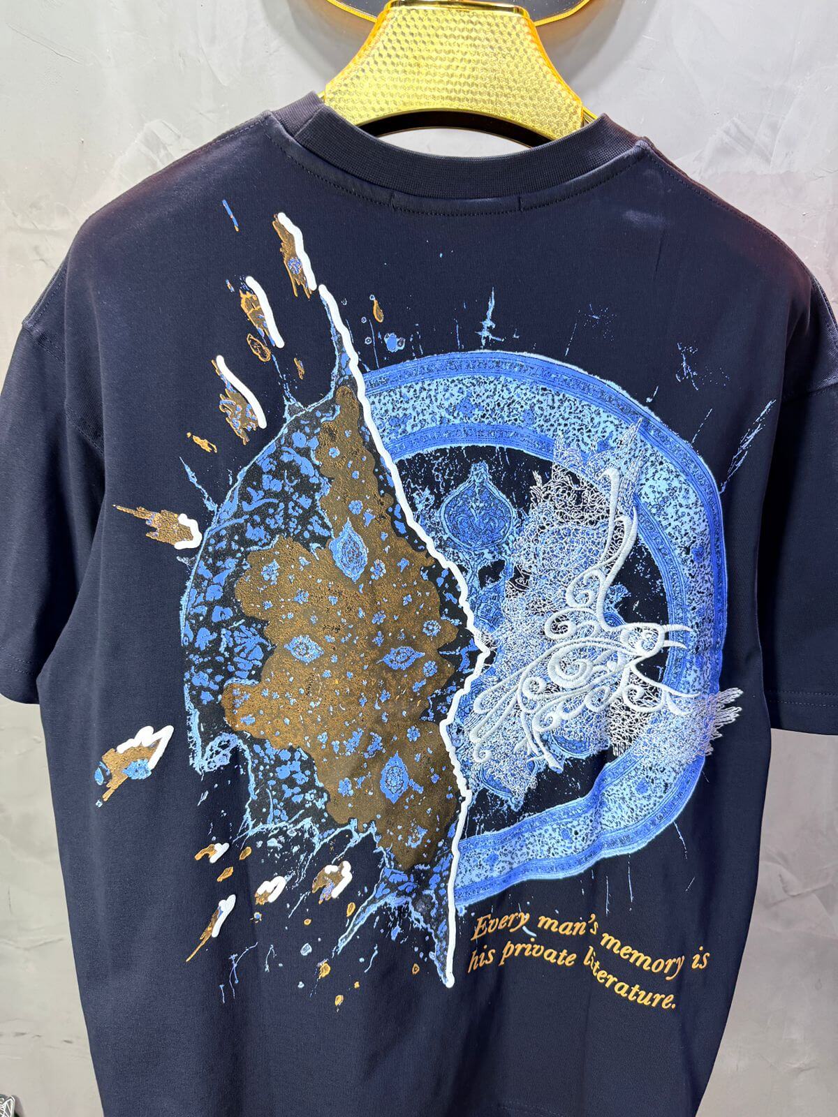 T-shirt Oversize Navy Blue 5127