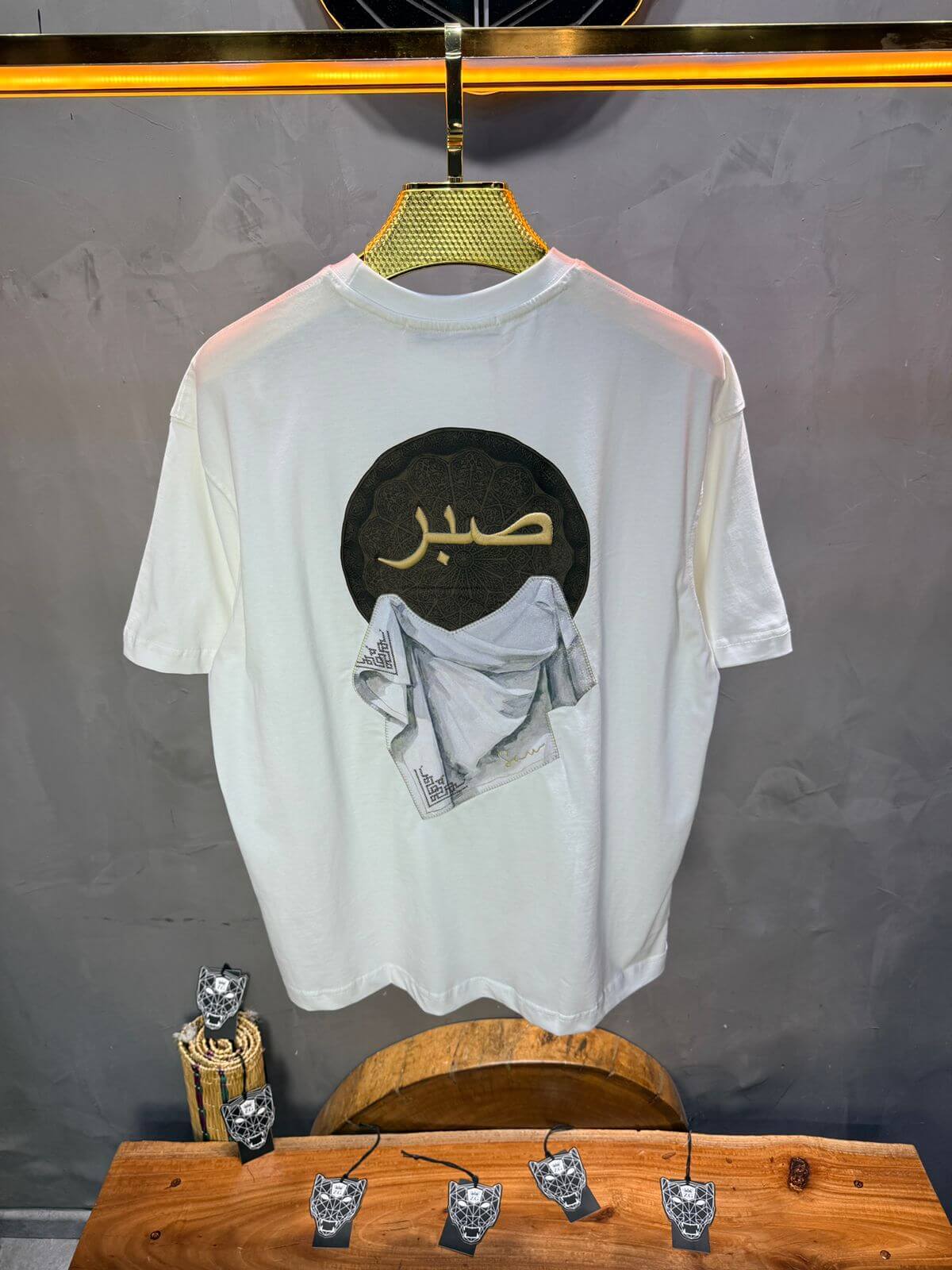 T-Shirt Oversize Blanc "Sabr" | SAW Urbanity 5129