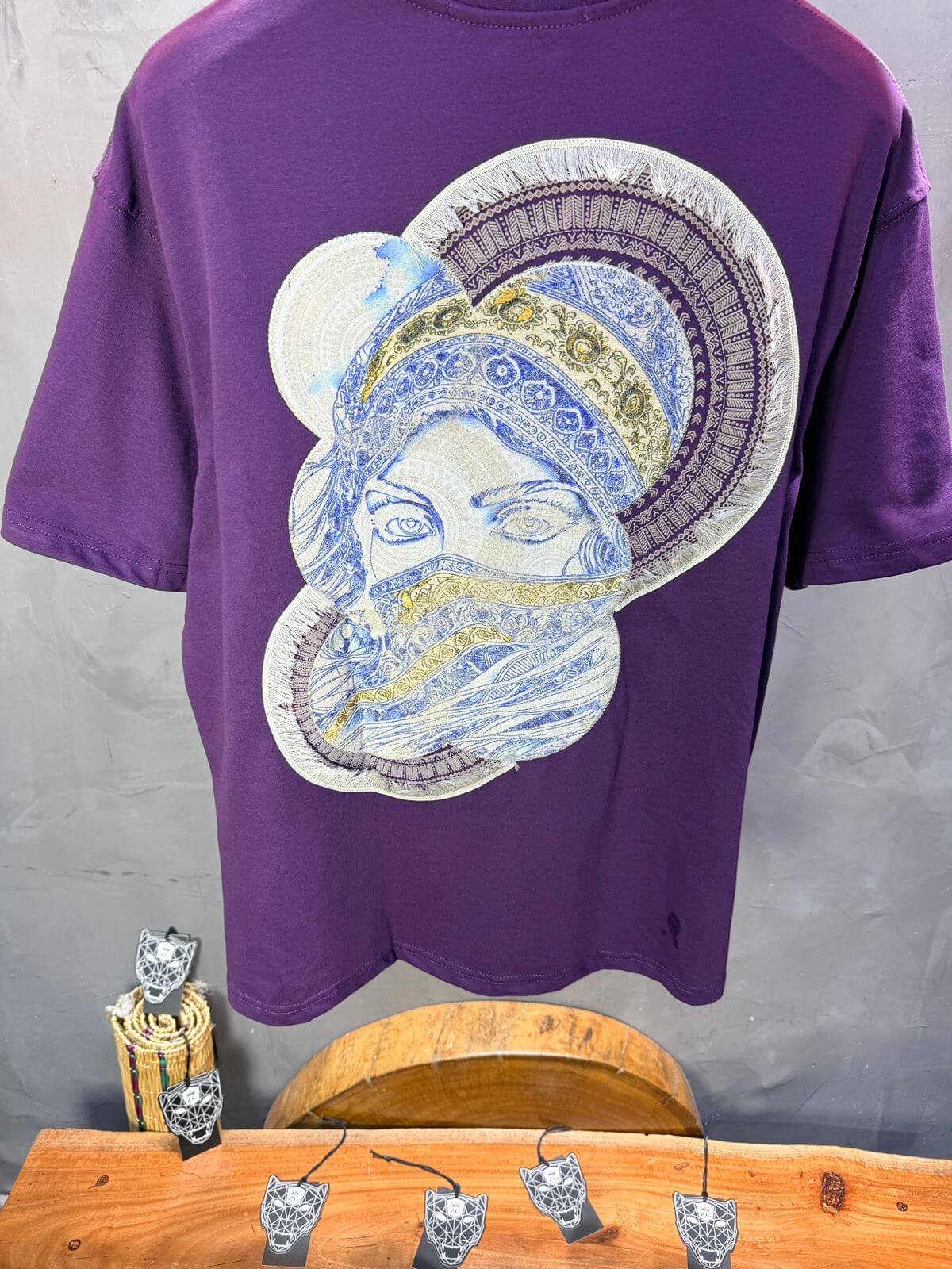 T-Shirt Oversize Move Brodé – Art Oriental 5108