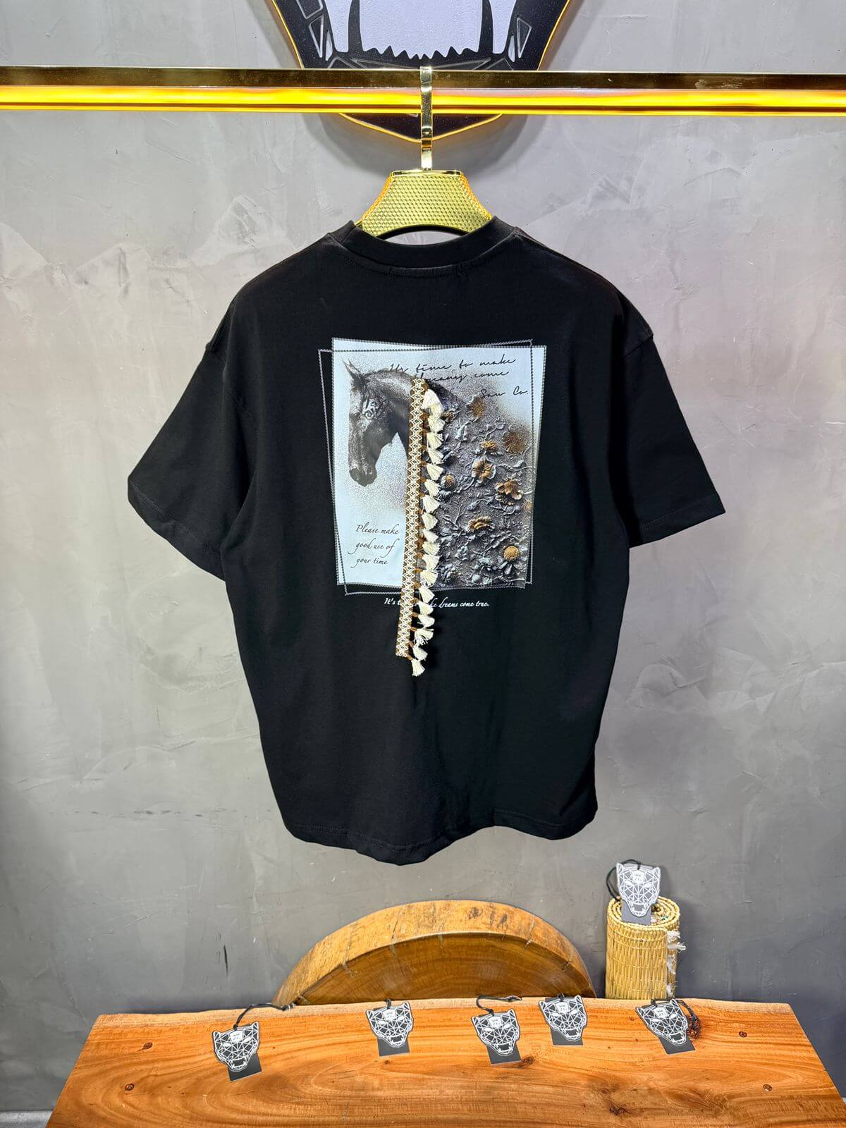 T-Shirt Oversize Noir 5106