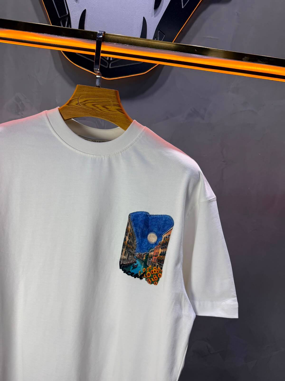 T-Shirt Oversize Vincent — Blanc 5183
