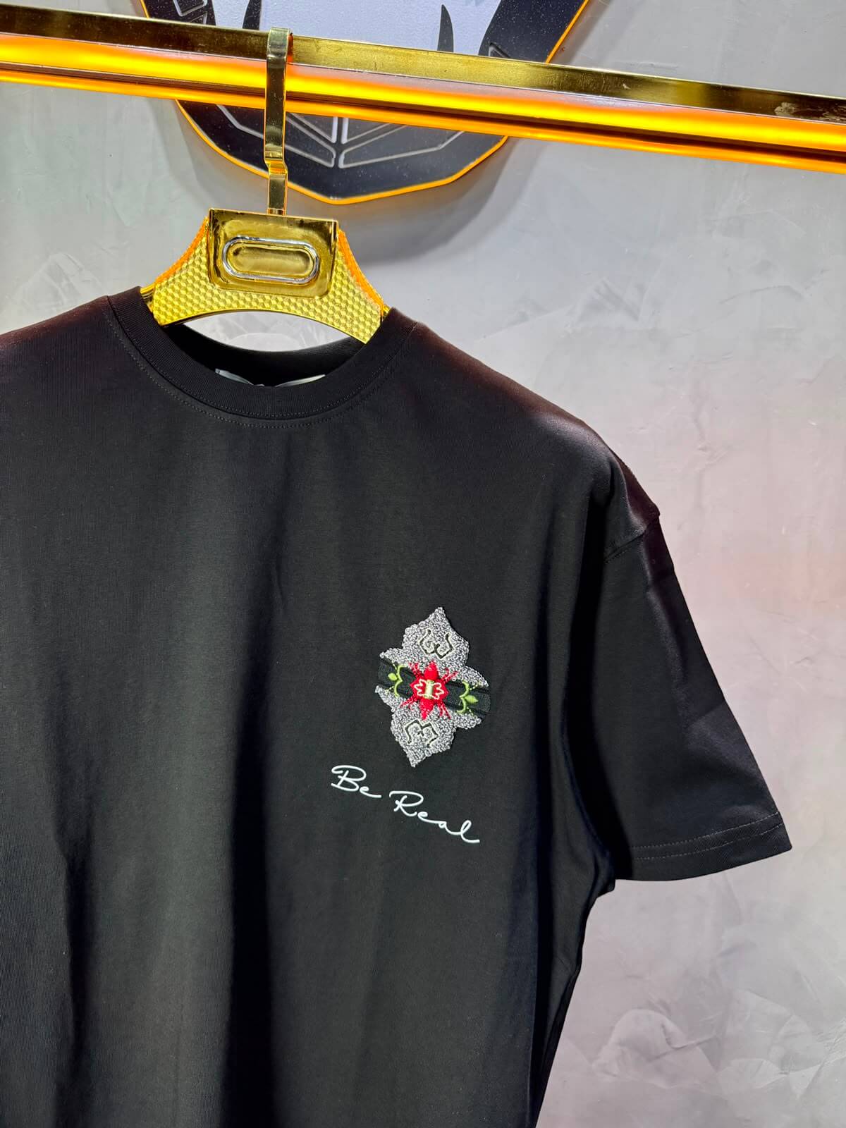 T-Shirt Oversize Be Real — Noir 5176