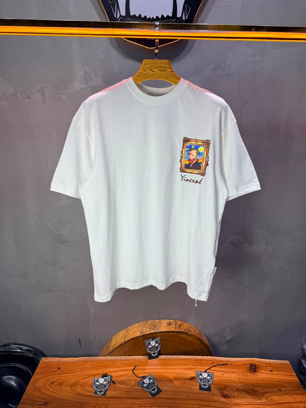T-Shirt SAW Vincent — Blanc 5175