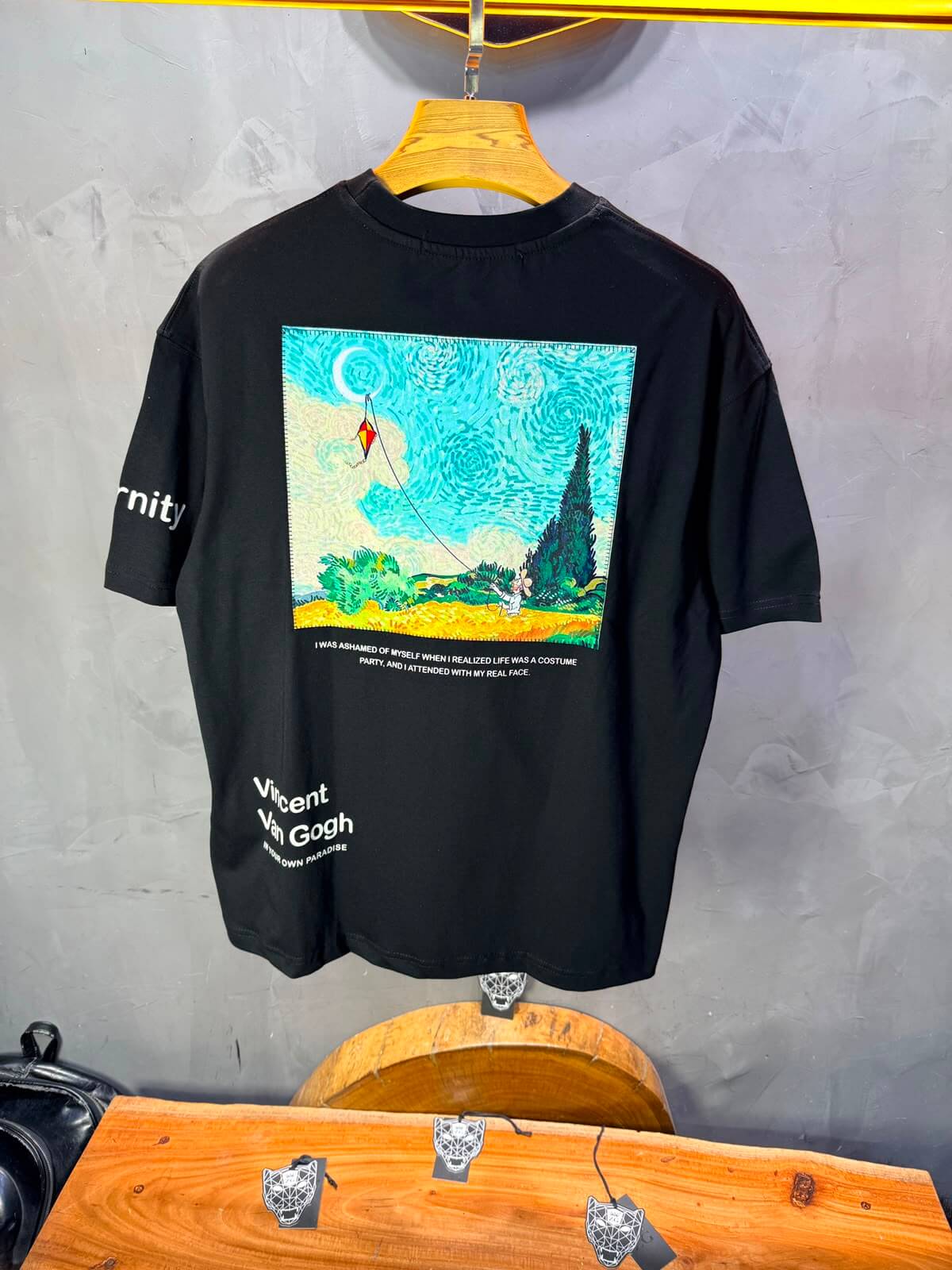 T-Shirt Eternity — Vincent Van Gogh — Noir 5143