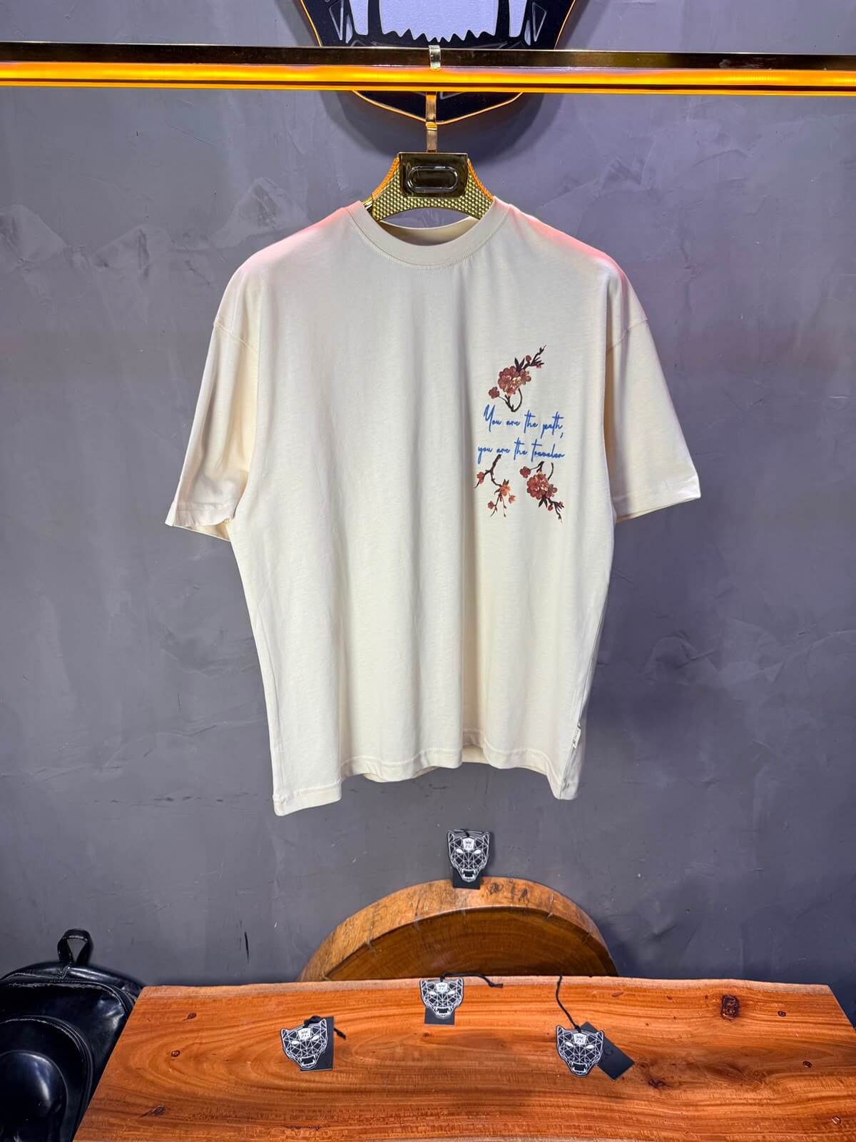 T-Shirt Phénix Sakura — Sam — Beige 5180