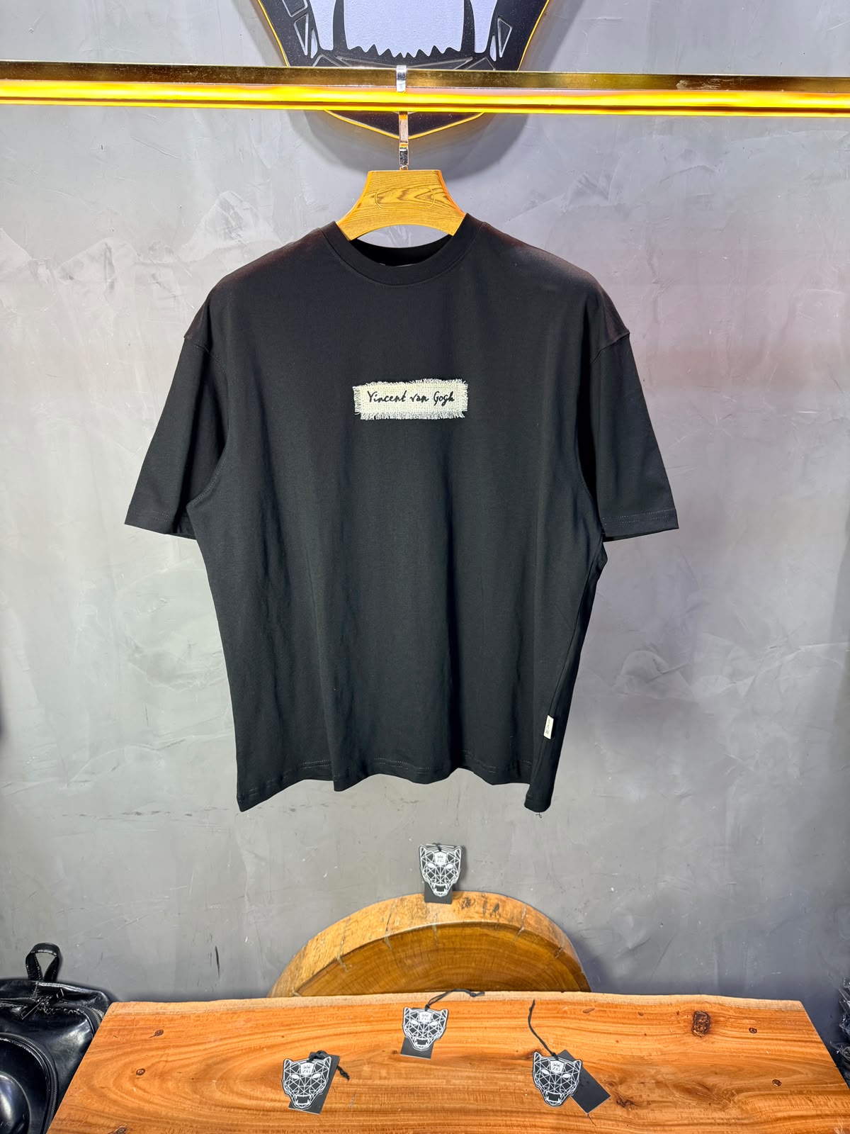 T-Shirt Vincent van Gogh Tournesols — Noir 5074