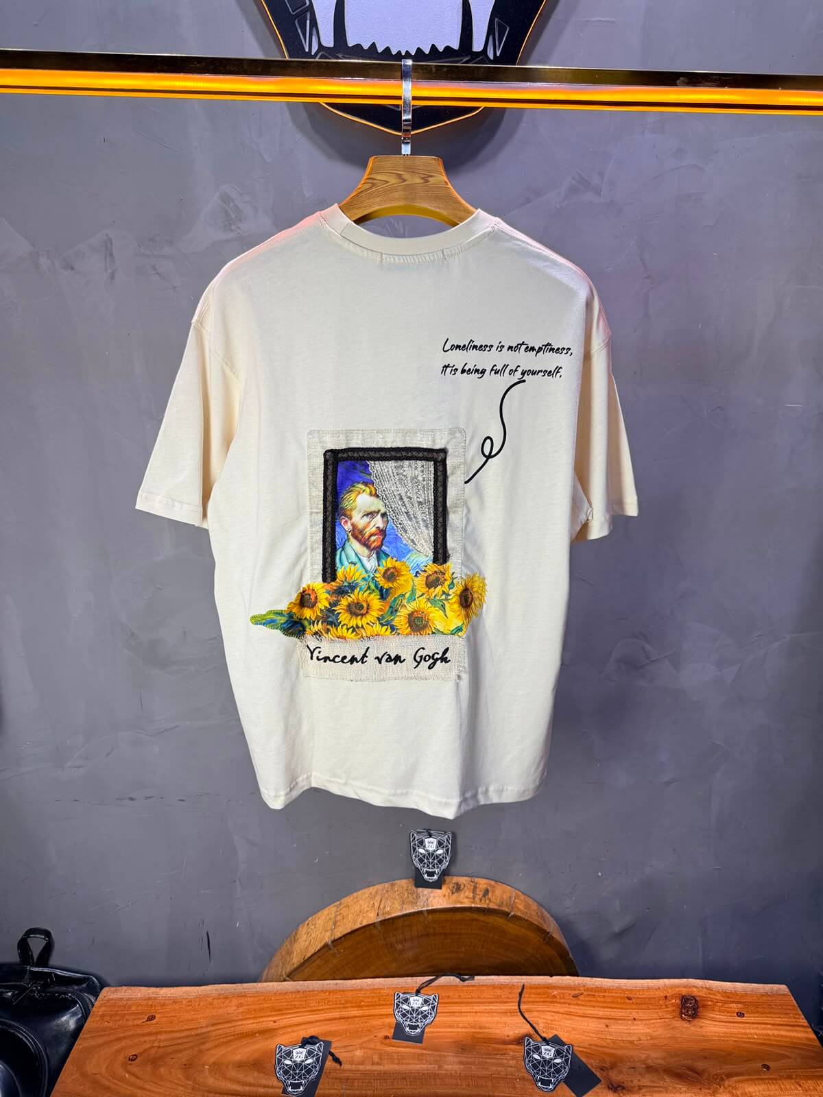 T-Shirt Vincent van Gogh Tournesols — Beige 5074