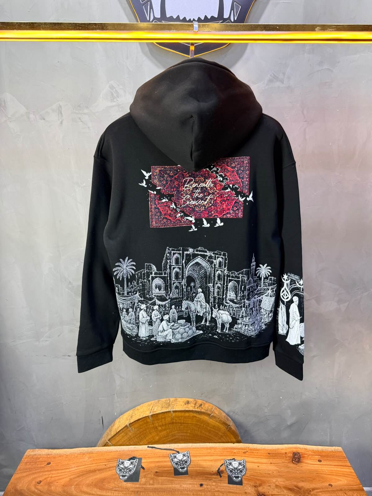 Hoodie oversize Black 5285