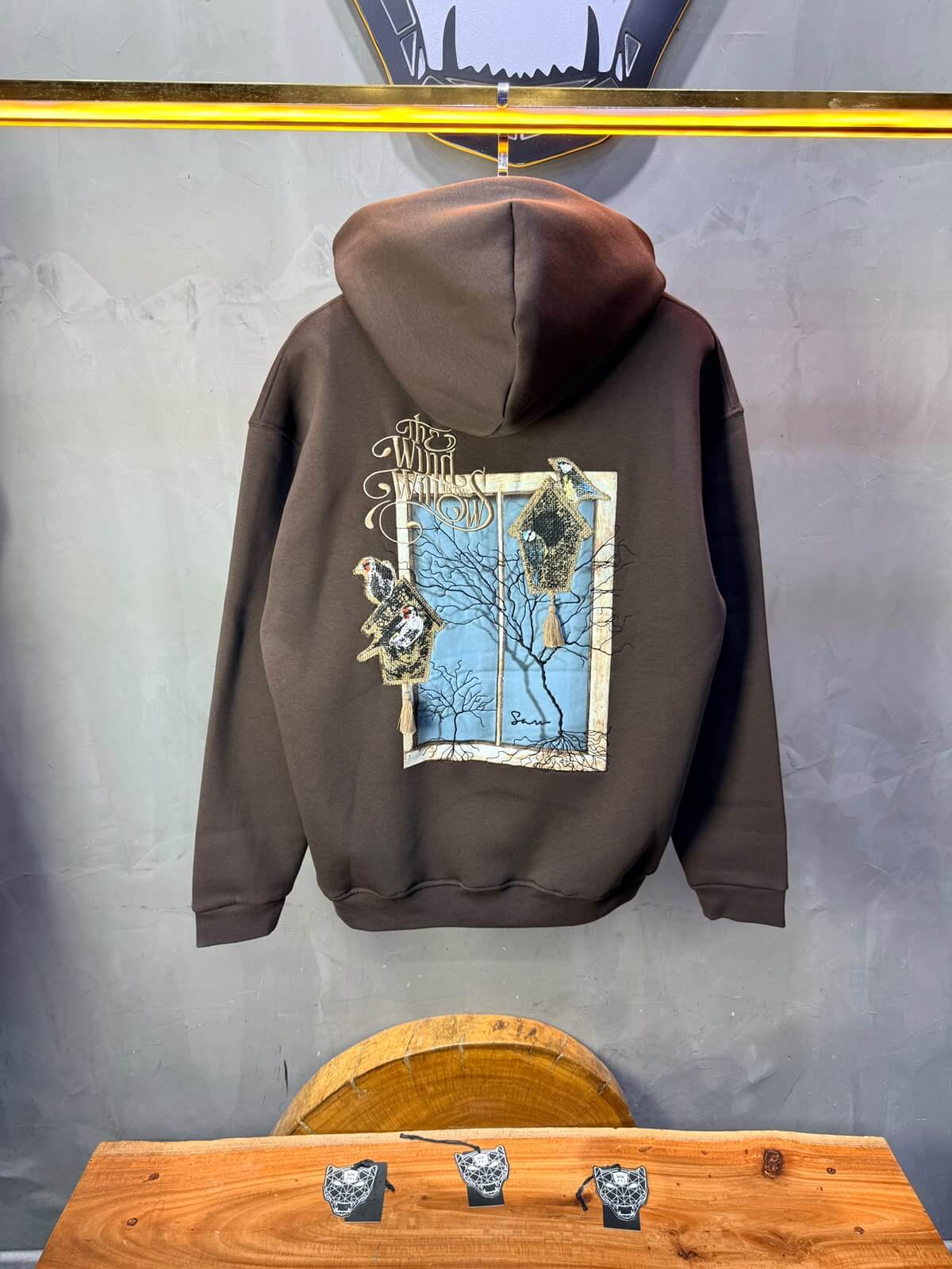 Hoodie oversize Brown 5248