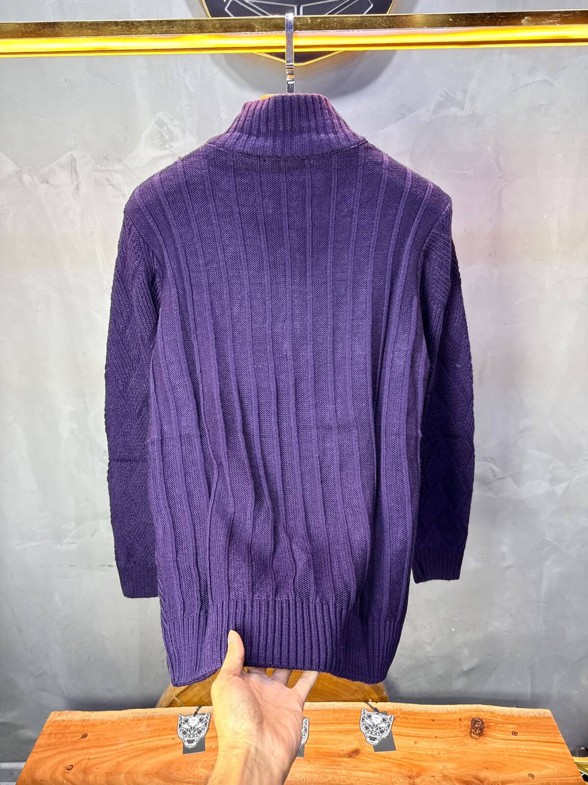 Pull tricot Violet Regular size 5520