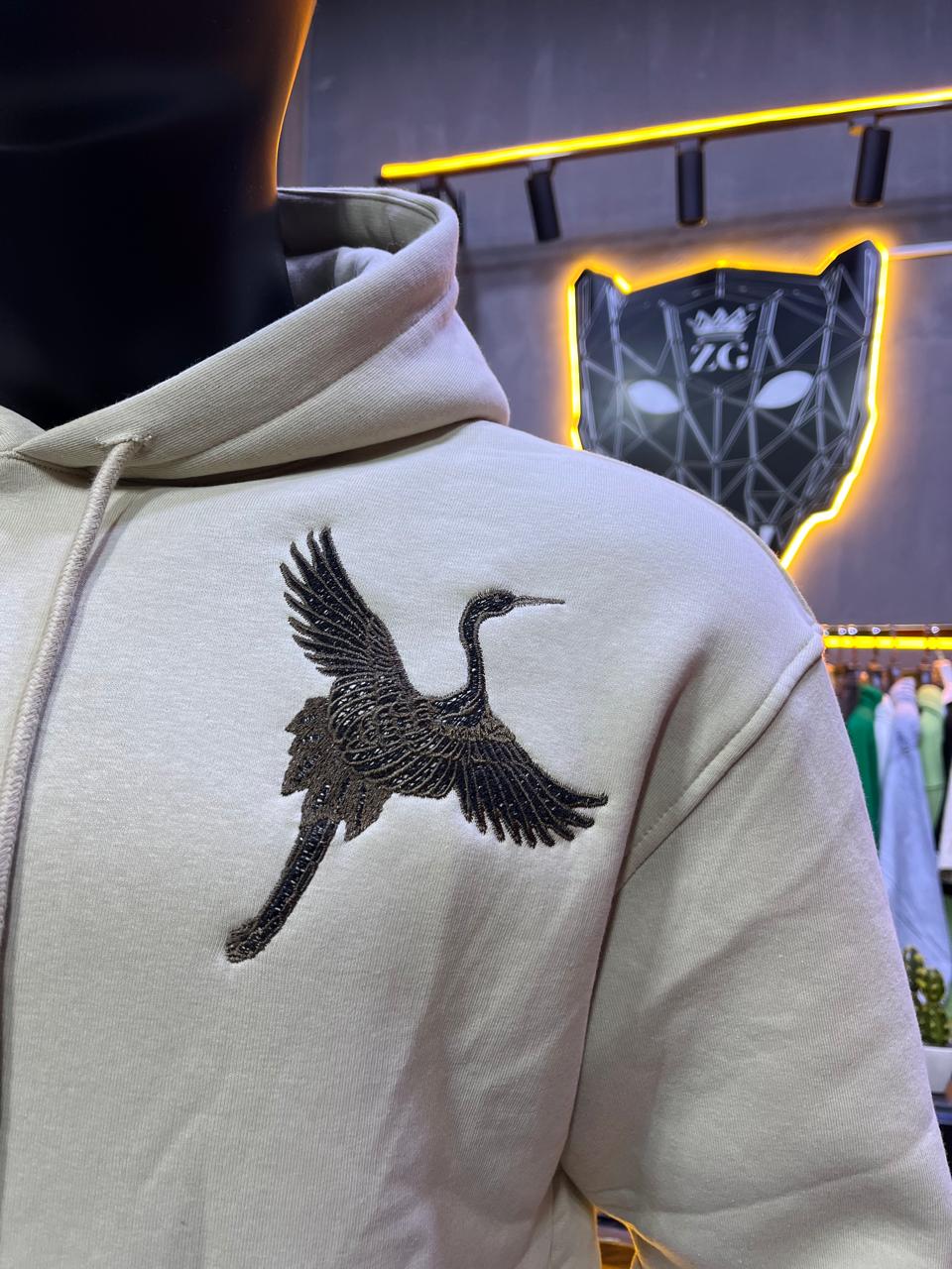 HOODIE MECANIC BEIGE MCH39