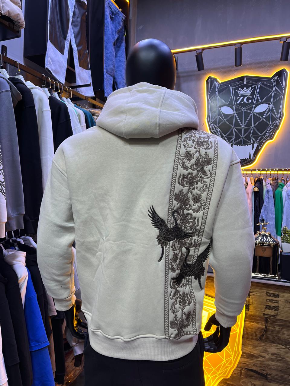 HOODIE MECANIC BEIGE MCH39