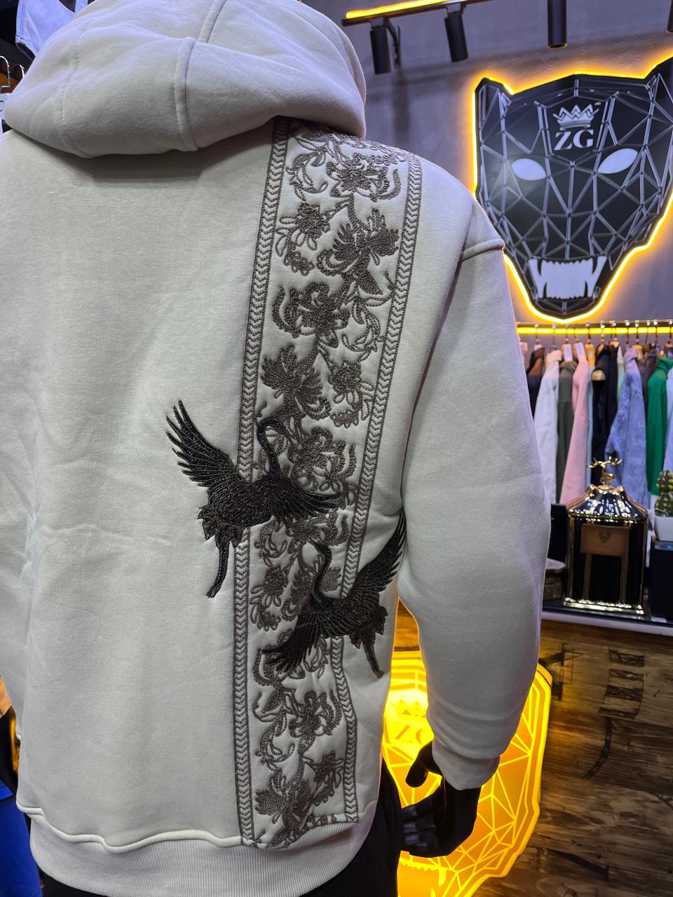 HOODIE MECANIC BEIGE MCH39