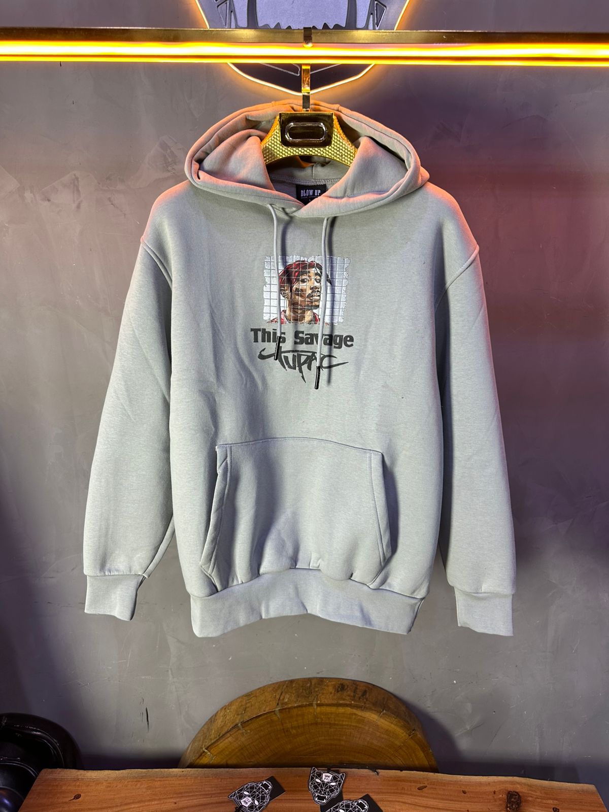 CAPUCH OVERSIZE GREY E62