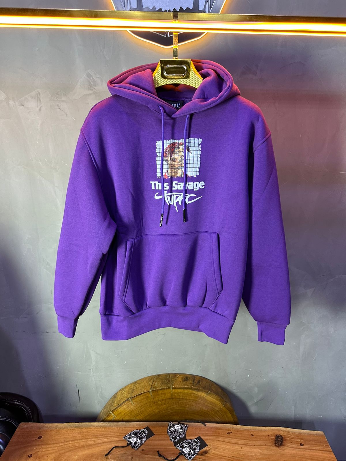 CAPUCH OVERSIZE VIOLET E62