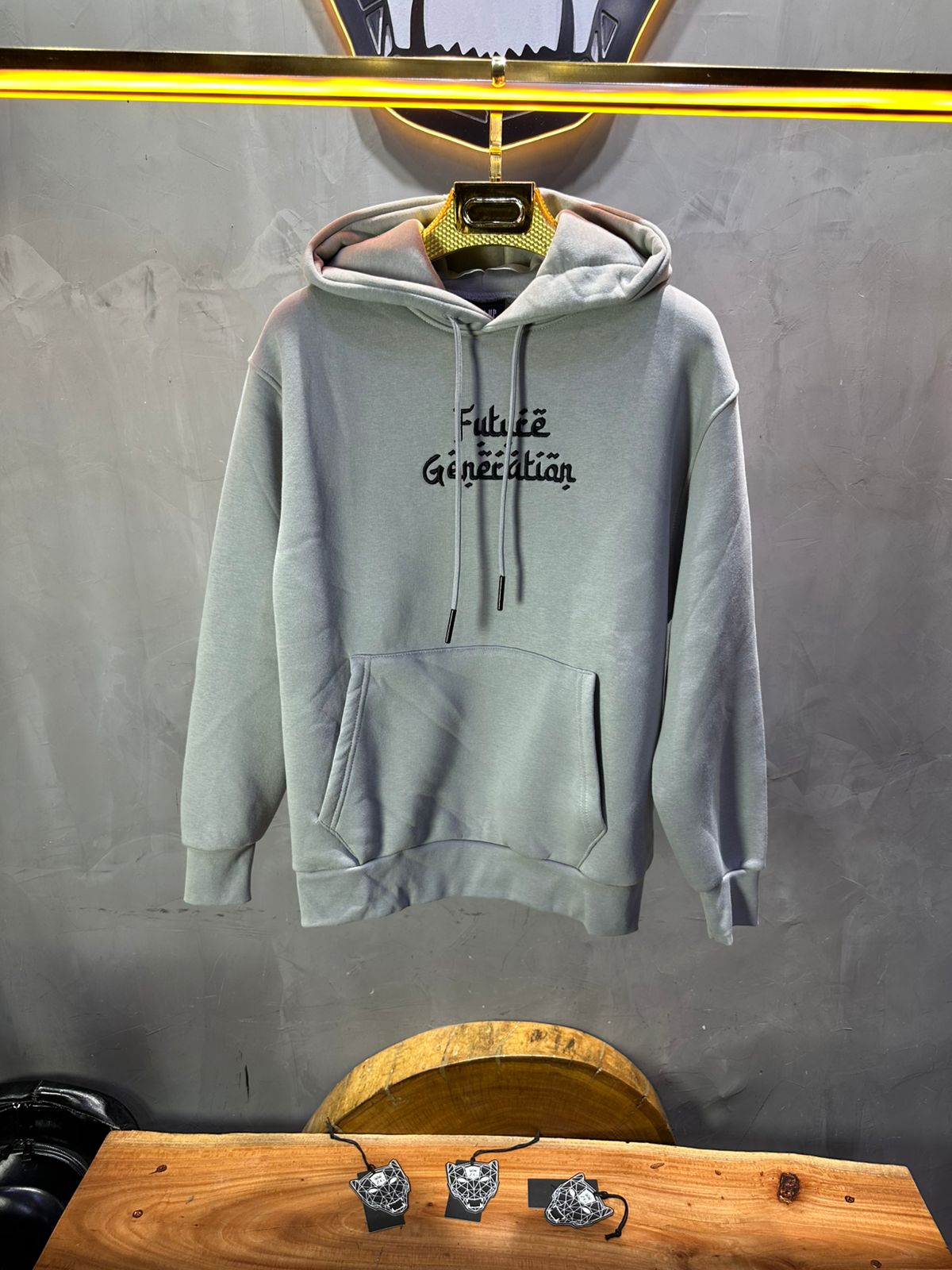 CAPUCH OVERSIZE GREY H39