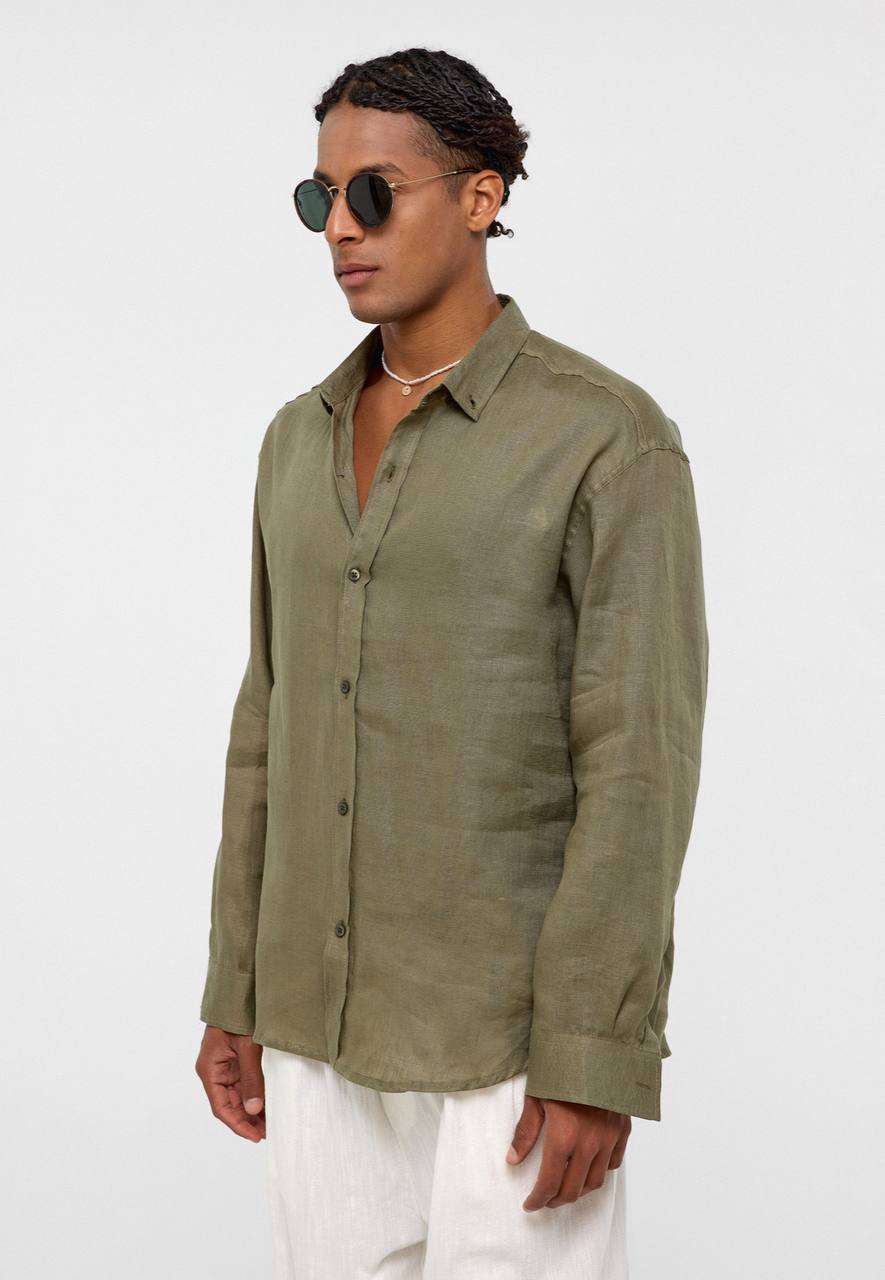 CHEMISE MARRAKECH GREEN 4026