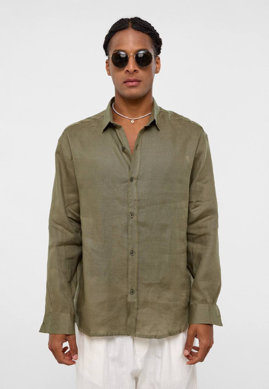 CHEMISE MARRAKECH GREEN 4026