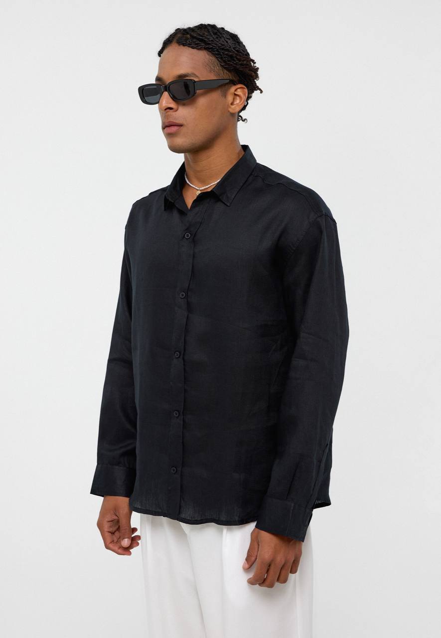 CHEMISE MARRAKECH BLACK 4026