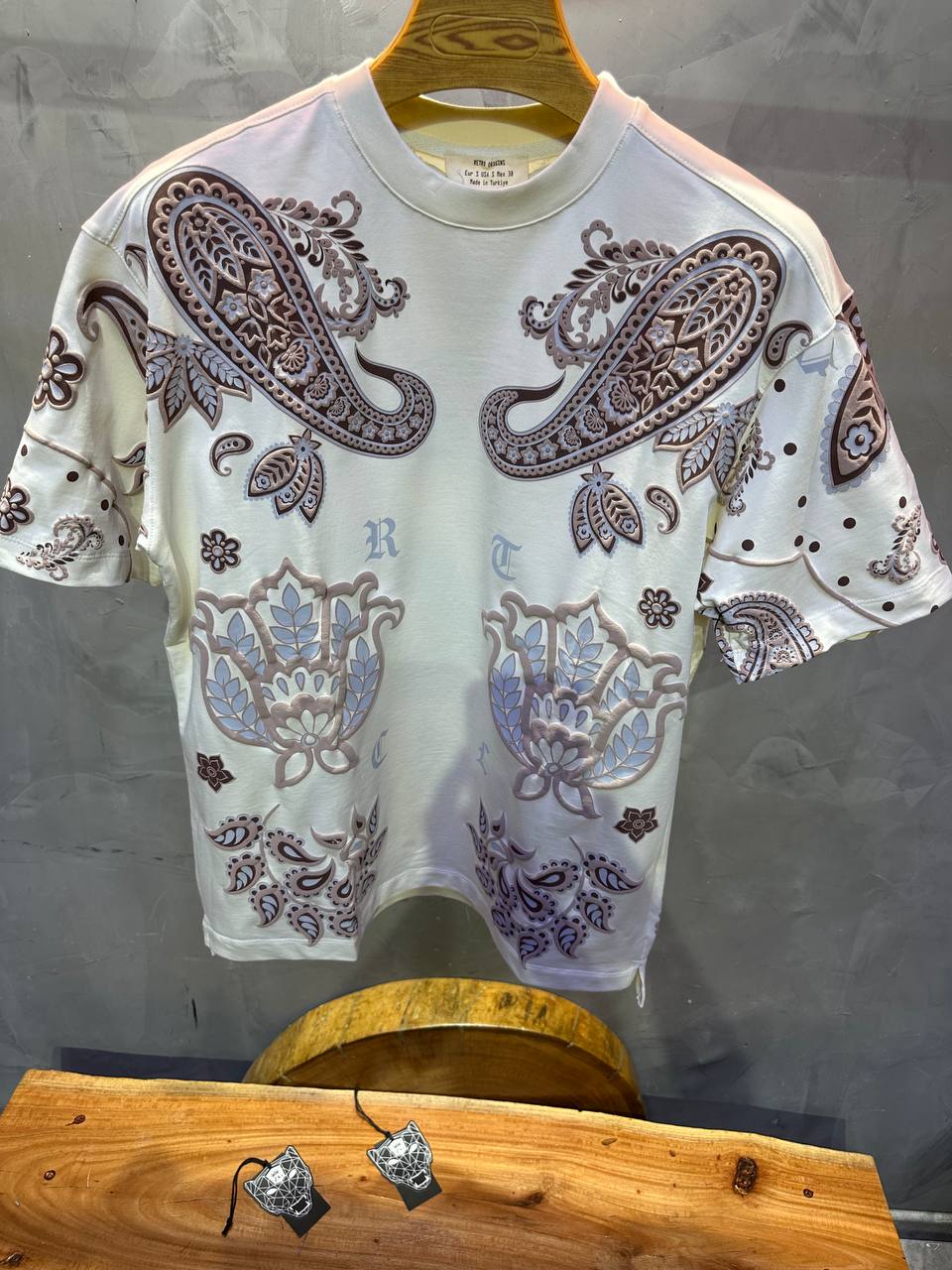 T-SHIRT RETRO BEIGE 2524