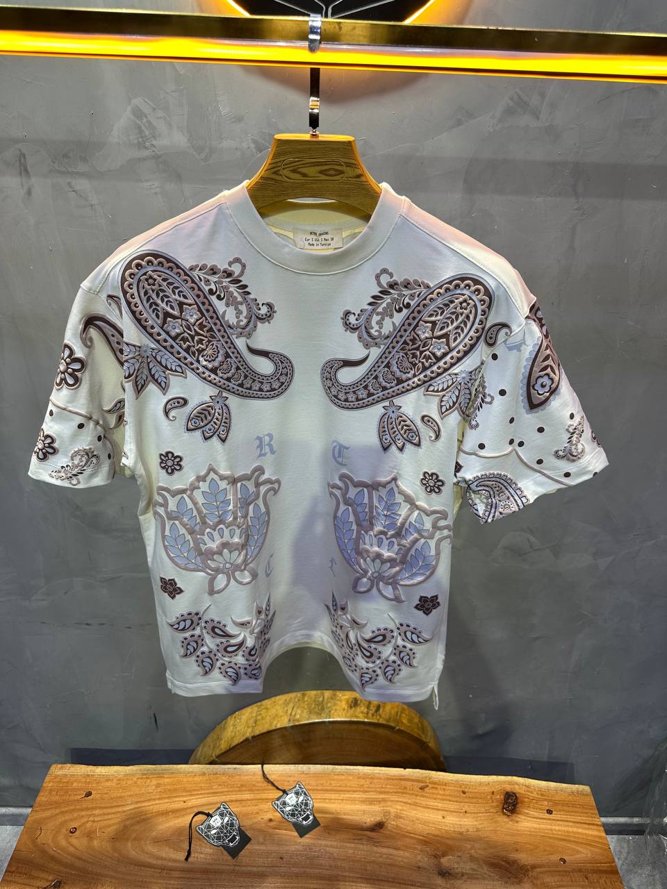 T-SHIRT RETRO BEIGE 2524