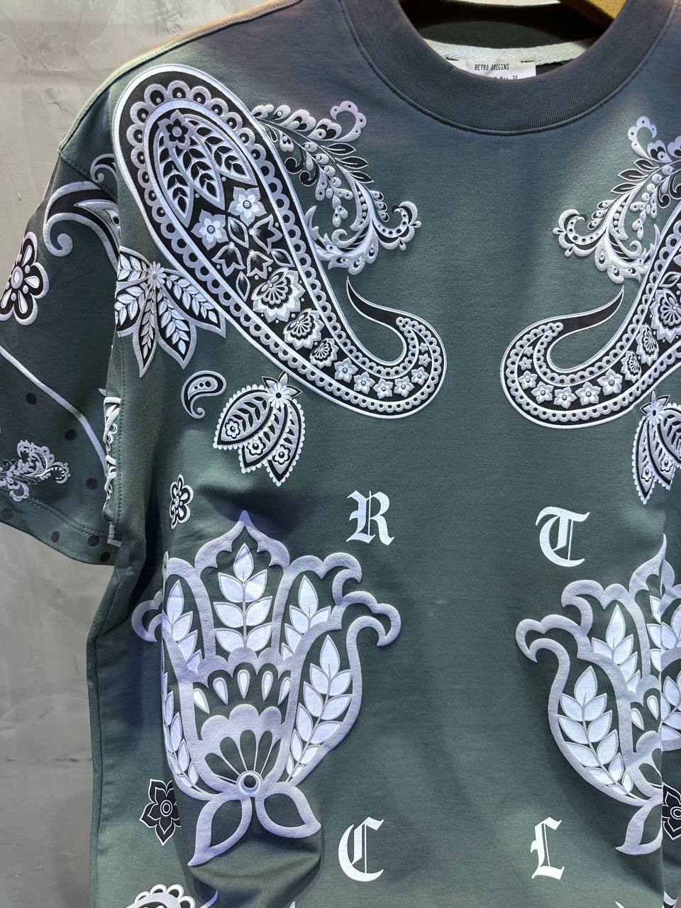 T-SHIRT RETRO GREEN 2524