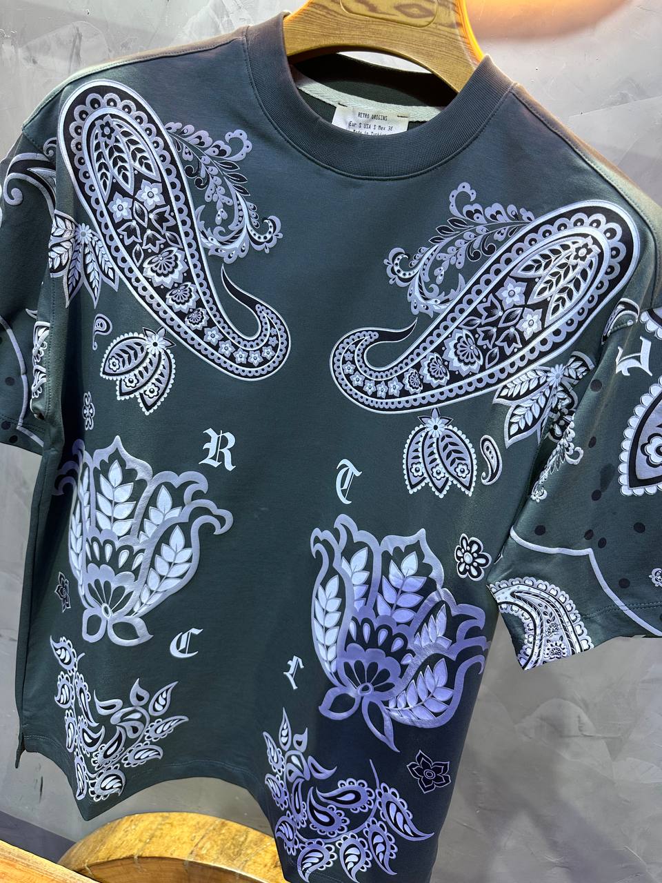 T-SHIRT RETRO GREEN 2524