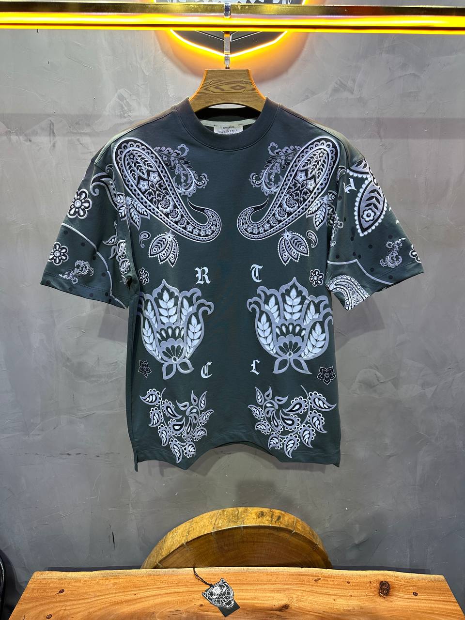 T-SHIRT RETRO GREEN 2524