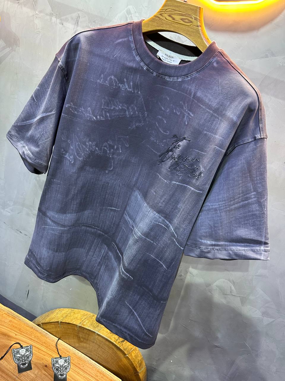 T-SHIRT RETRO GREY 2532