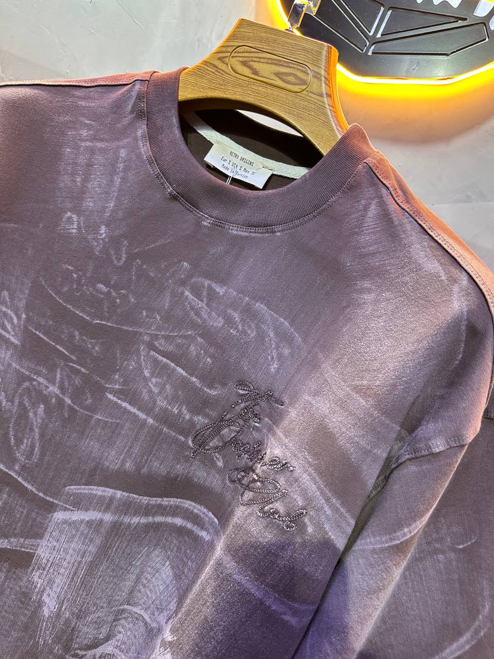 T-SHIRT RETRO BROWN 2532