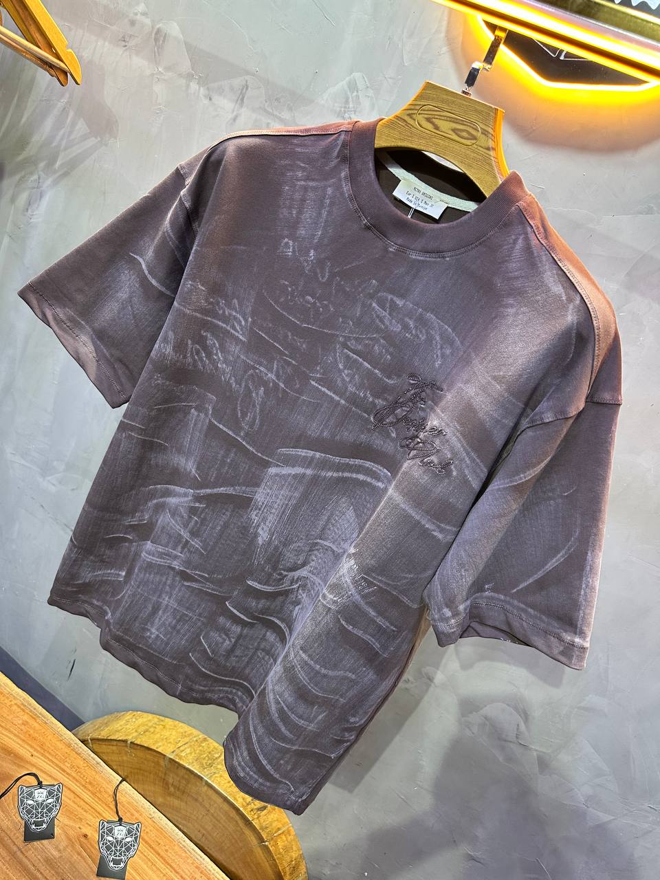 T-SHIRT RETRO BROWN 2532