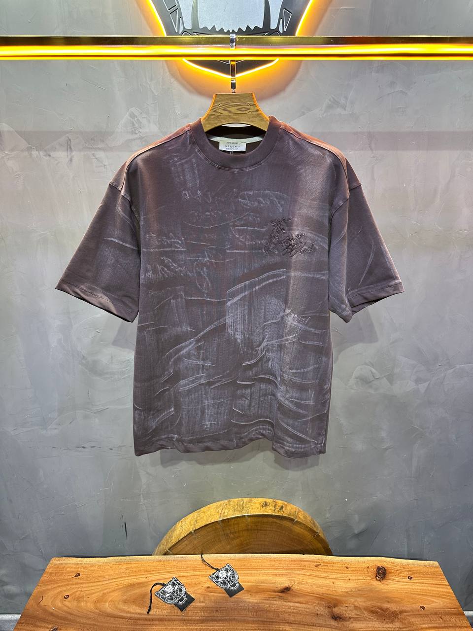 T-SHIRT RETRO BROWN 2532