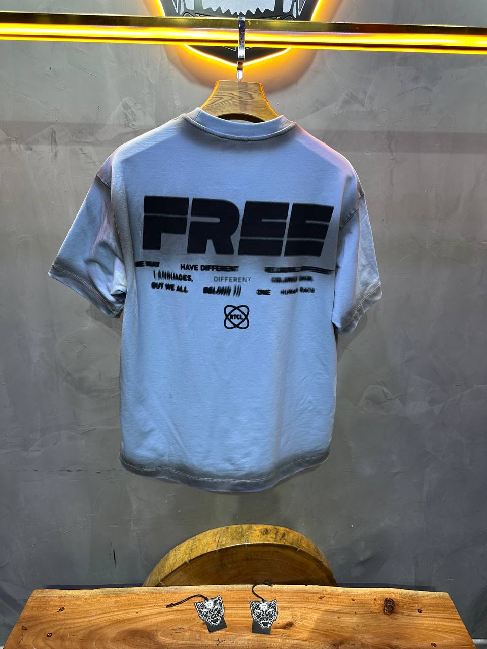 T-SHIRT RETRO BLUE 2535